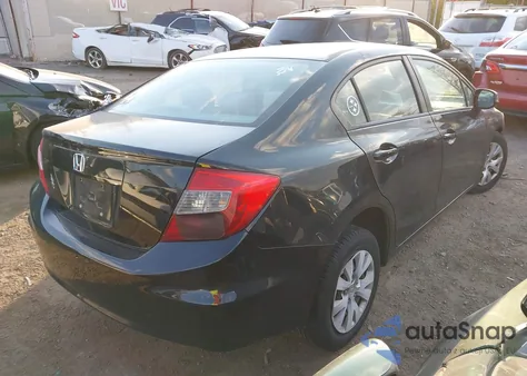 2012 Honda Civic Lx z USA, uszkodzony, nr VIN 19XFB2F59CE101035